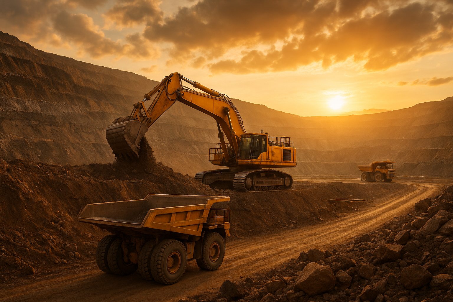 Gold Mining Operation, 2022, Interior Guyana